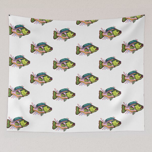 Item preview, Colorful Fish Vibrant Underwater Rainbow Art designed and sold by Inkirra.