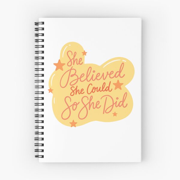 Item preview, She Believed She Could So She Did Inspirational Motivational Quote Women Empowerment designed and sold by RetroMini2026.