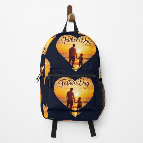 Item preview, Father's Day Sunset Silhouette Heart Design designed and sold by HopeAndHustle.