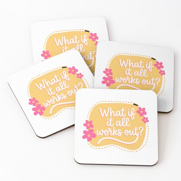 Item preview, What If It All Works Out? Positive Affirmation Motivational Inspiration designed and sold by RetroMini2026.