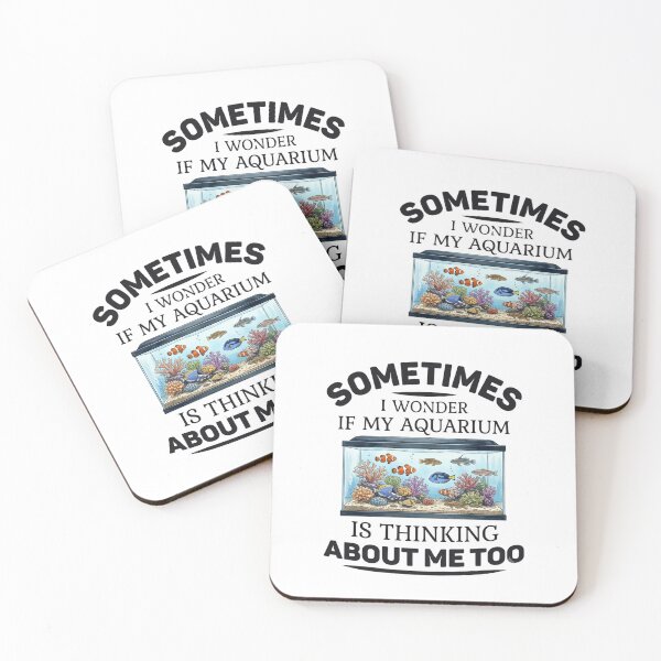 Item preview, Thinking About My Aquarium Funny Fish Tank Meme designed and sold by HBDStudio.