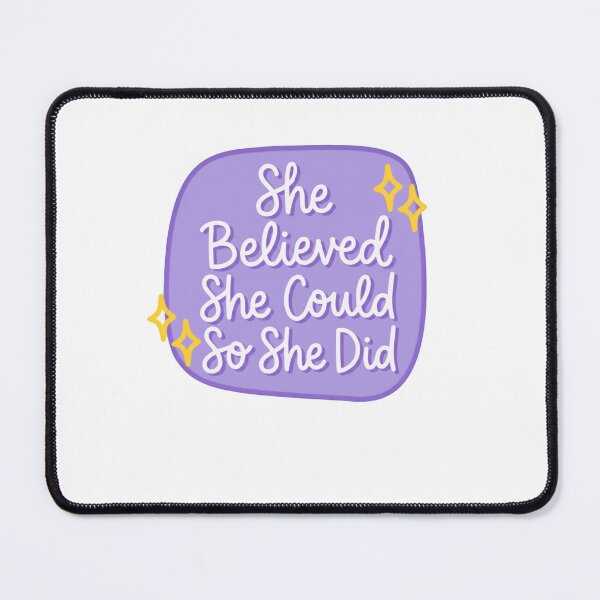 Item preview, She Believed She Could So She Did Inspirational Motivational Quote Strong Women Empowerment designed and sold by RetroMini2026.