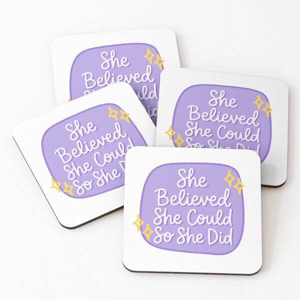 Item preview, She Believed She Could So She Did Inspirational Motivational Quote Strong Women Empowerment designed and sold by RetroMini2026.