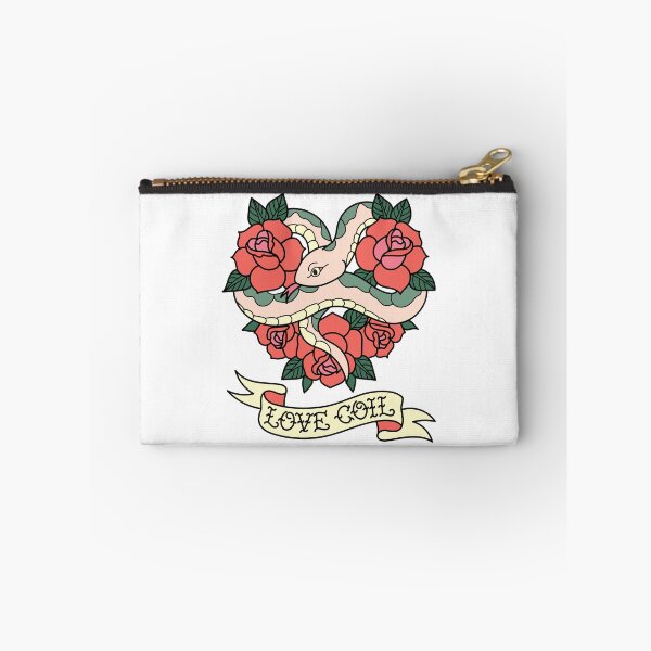Item preview, Old School Snake and Roses Tattoo Flash designed and sold by littleflabby.