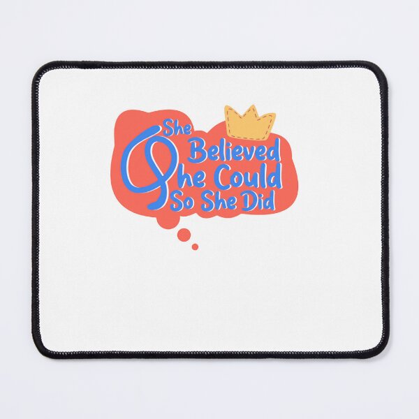 Item preview, She Believed She Could So She Did Motivational Quote Empowerment Women designed and sold by RetroMini2026.