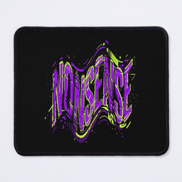 Item preview, Nonsense Glitch Streetwear Distorted Typography designed and sold by SplashTastic.
