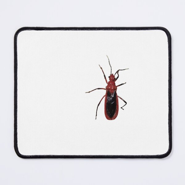 Item preview, Minimalist Red and Black Assassin Bug Art designed and sold by Ployphaiphai .