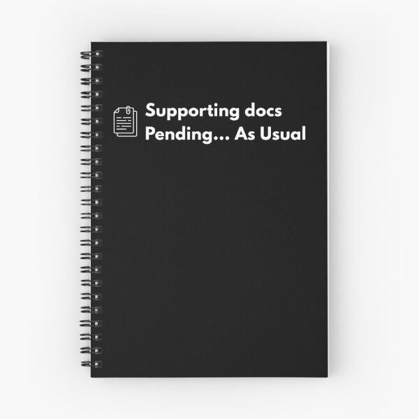 Item preview, Supporting Docs Pending As Usual – Funny Audit Intern Shirt for Accountants & CPA Students   designed and sold by FCA SIR MERCH .