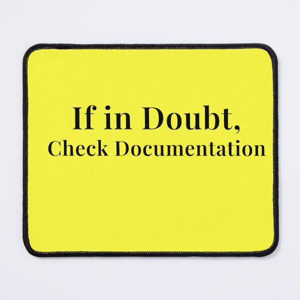 Item preview, If in Doubt, Check Documentation – Funny Audit Intern Shirt for Accountants & CPA Students   designed and sold by FCA SIR MERCH .