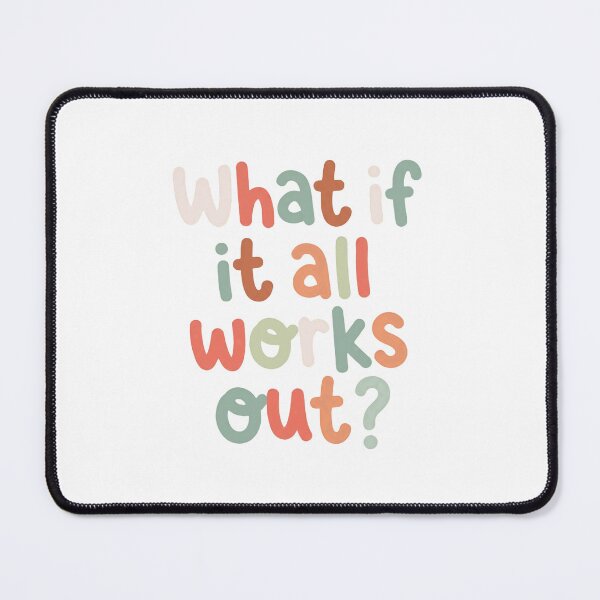 Item preview, What If It All Works Out? Optimism Encouragement Motivation designed and sold by RetroMini2026.