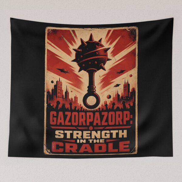 Item preview, Gazorpazorp Gender Neutral Nursery Print designed and sold by agearb.