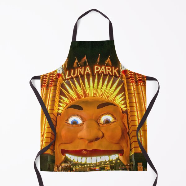 Item preview, Sydney Luna Park Face at Night | Iconic Illuminated Entrance, Milsons Point, NSW, Australia Art designed and sold by Ross.A.Campbell.