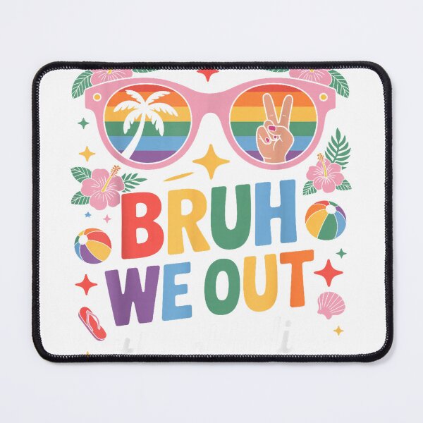 Item preview, Bruh We Out Lunch Lady Last Day Of School Funny Summer T-Shirt designed and sold by RKdrawings.