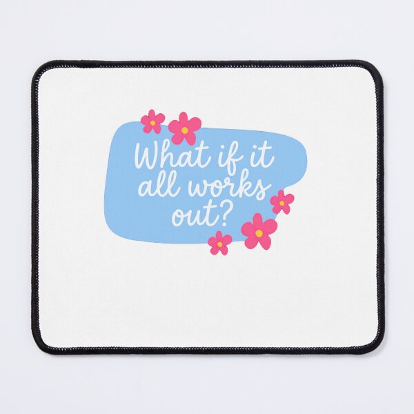 Item preview, What If It All Works Out? Positive Motivation Optimism Encouragement designed and sold by RetroMini2026.