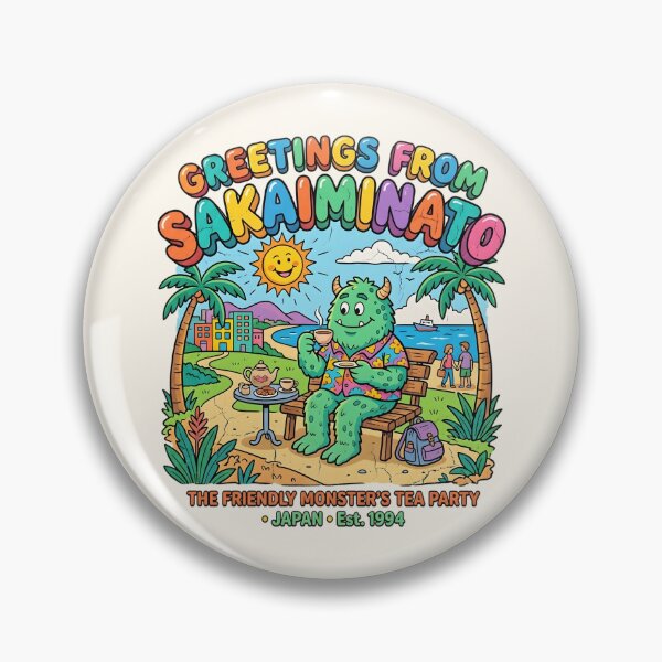 Item preview, Friendly Monster Tea Party Greetings From Sakaiminato designed and sold by SplashTastic.