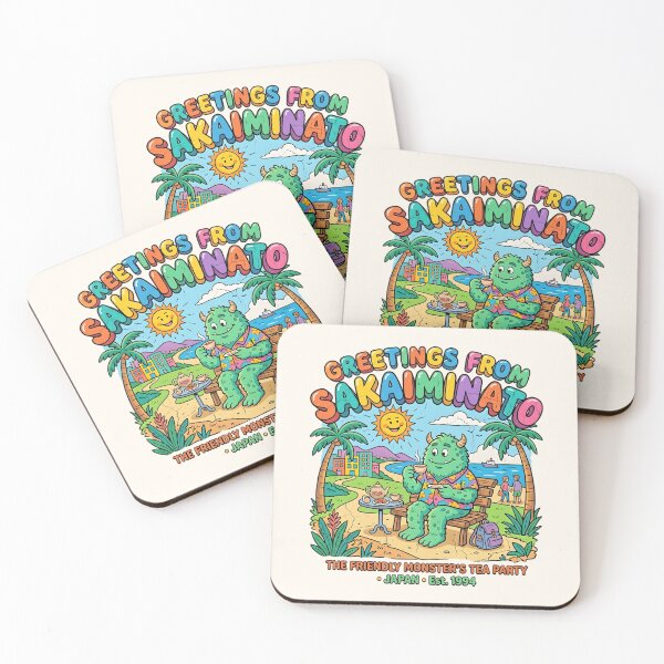 Item preview, Friendly Monster Tea Party Greetings From Sakaiminato designed and sold by SplashTastic.
