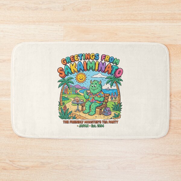 Item preview, Friendly Monster Tea Party Greetings From Sakaiminato designed and sold by SplashTastic.
