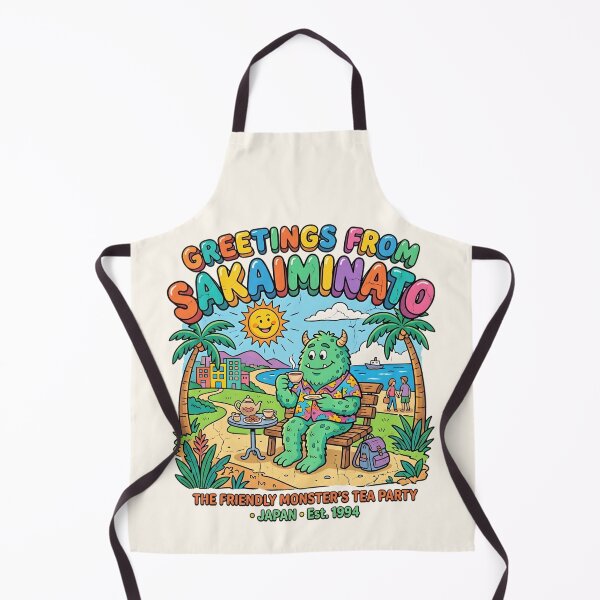 Item preview, Friendly Monster Tea Party Greetings From Sakaiminato designed and sold by SplashTastic.