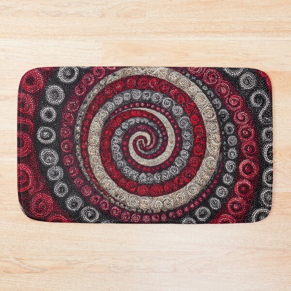 Item preview, Aboriginal Inspired Art - Hypnotic Spiral Circle designed and sold by GrinGalore.
