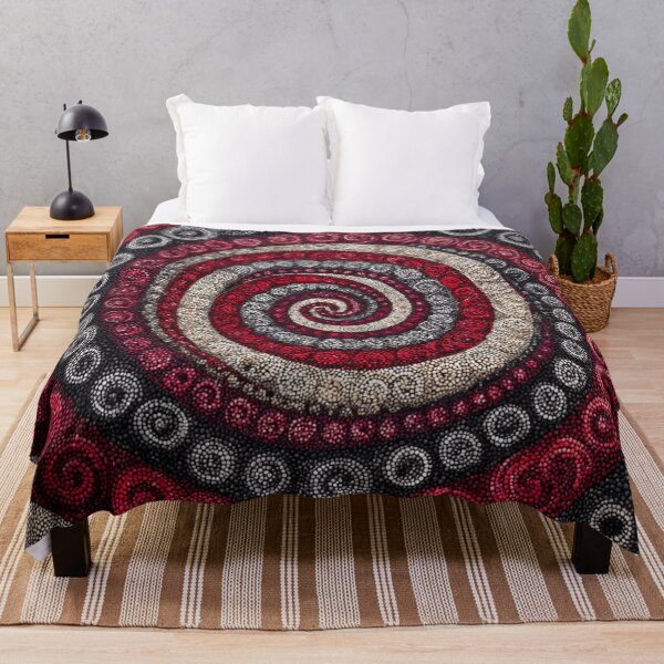 Item preview, Aboriginal Inspired Art - Hypnotic Spiral Circle designed and sold by GrinGalore.