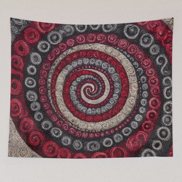 Item preview, Aboriginal Inspired Art - Hypnotic Spiral Circle designed and sold by GrinGalore.