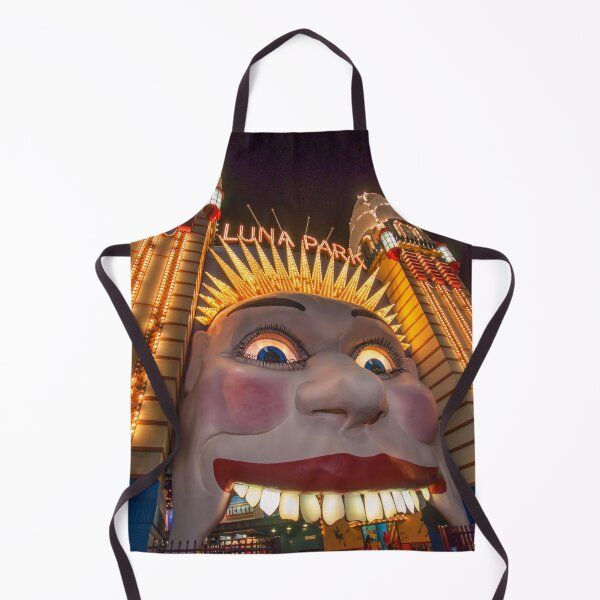 Item preview, Sydney Luna Park Face at Night | Iconic Illuminated Entrance, Milsons Point, NSW, Australia Art designed and sold by Ross.A.Campbell.