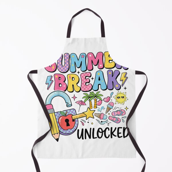 Item preview, End of School Year Teacher Last Day Summer Break Unlocked T-Shirt designed and sold by RKdrawings.