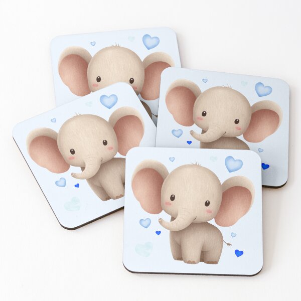 Item preview, Baby Elephant designed and sold by bubblyrainbow.