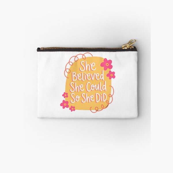 Item preview, She Believed She Could So She Did Motivational Quote Women Empowerment designed and sold by RetroMini2026.
