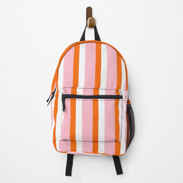 Item preview, Retro Orange And Pink Striped Seamless Pattern designed and sold by SplashTastic.