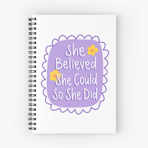 Item preview, She Believed She Could So She Did Inspirational Quote Women Empowerment Motivation designed and sold by RetroMini2026.