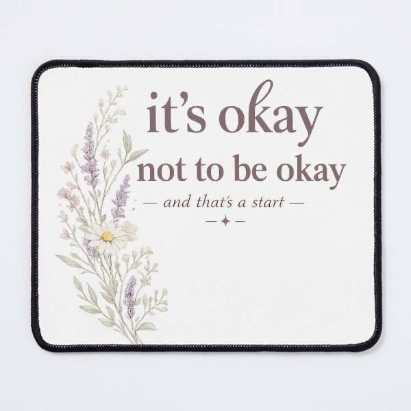 Item preview, It's Okay Not To Be Okay Mental Health Gift for Her Women Awareness Shirt designed and sold by DreamelleStudio.