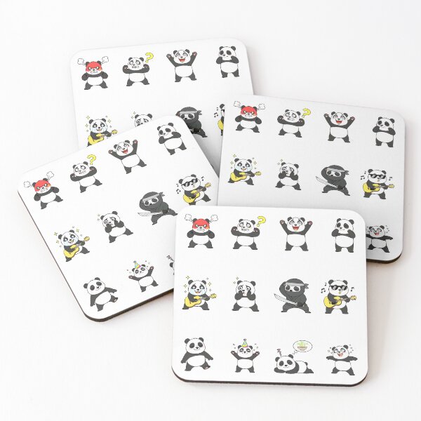 Item preview, Cute Panda Emoji Sticker Pack designed and sold by RamyGallery.