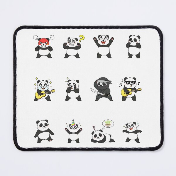 Item preview, Cute Panda Emoji Sticker Pack designed and sold by RamyGallery.