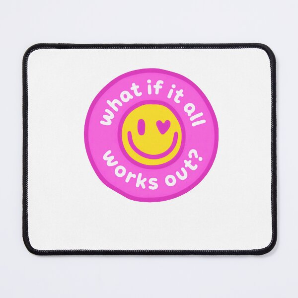 Item preview, What If It All Works Out? Positive Thinking Optimism Mental Health Good Vibes Encouragement designed and sold by RetroMini2026.