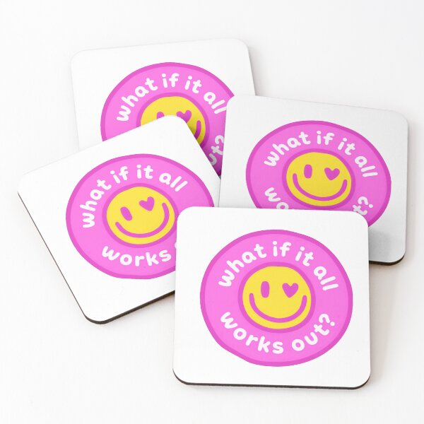 Item preview, What If It All Works Out? Positive Thinking Optimism Mental Health Good Vibes Encouragement designed and sold by RetroMini2026.