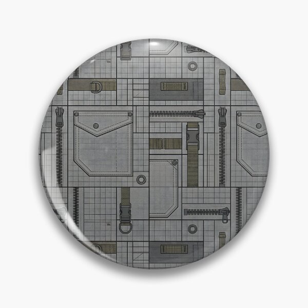Item preview, Tactical Industrial Techwear Utility Seamless Pattern designed and sold by SplashTastic.