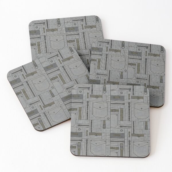 Item preview, Tactical Industrial Techwear Utility Seamless Pattern designed and sold by SplashTastic.