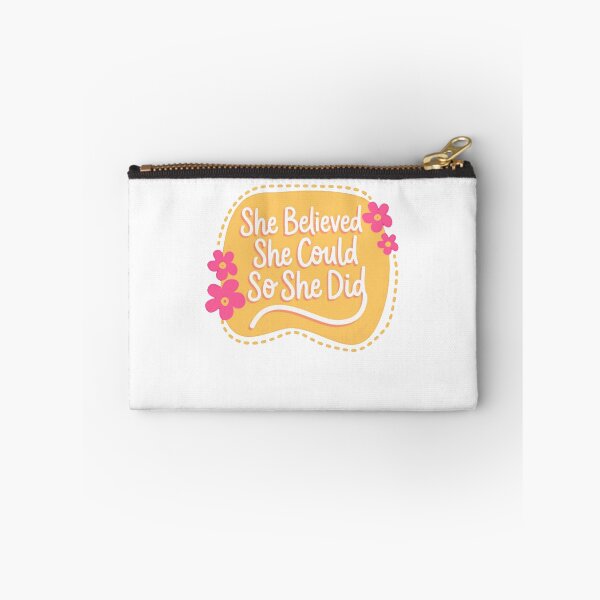 Item preview, She Believed She Could So She Did Motivational Quote Women Empowerment designed and sold by RetroMini2026.
