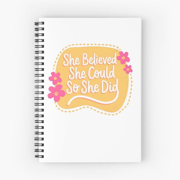 Item preview, She Believed She Could So She Did Motivational Quote Women Empowerment designed and sold by RetroMini2026.