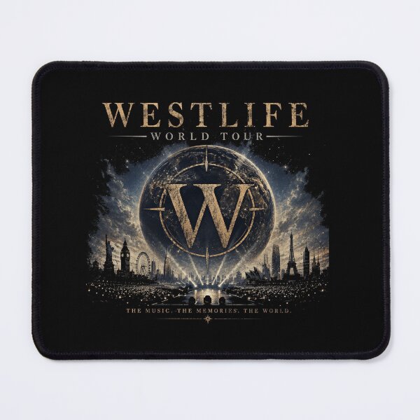 Item preview, Westlife World Tour Vintage Concert Graphic T-Shirt Design | Retro Music Fan Art designed and sold by Dimu Co..