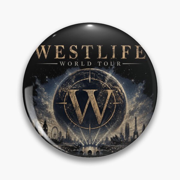 Item preview, Westlife World Tour Vintage Concert Graphic T-Shirt Design | Retro Music Fan Art designed and sold by Dimu Co..