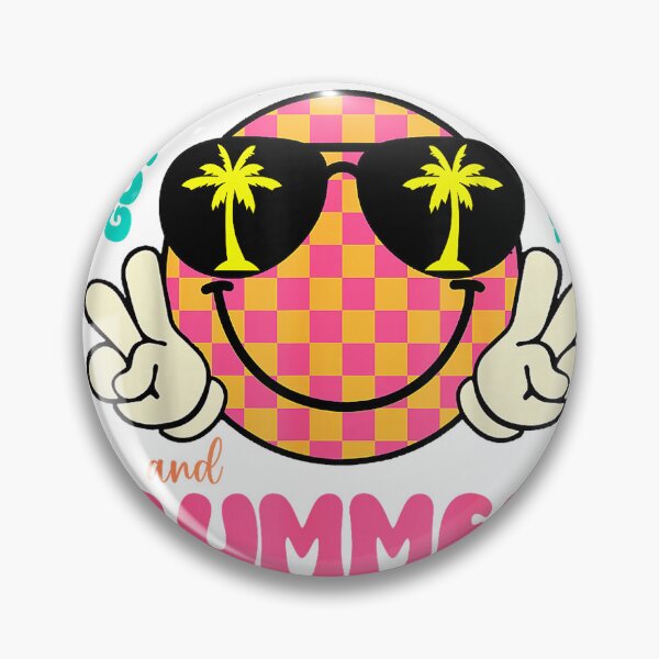 Item preview, Groovy Happy Face Summer Vibes Got My Mind On Summer Teacher T-Shirt designed and sold by RKdrawings.