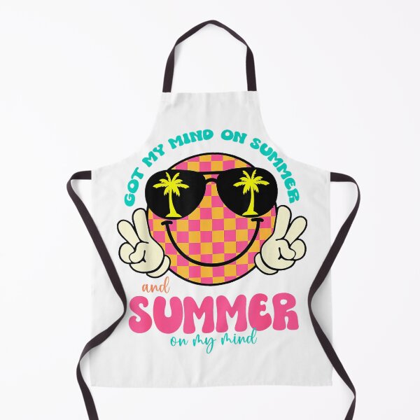 Item preview, Groovy Happy Face Summer Vibes Got My Mind On Summer Teacher T-Shirt designed and sold by RKdrawings.