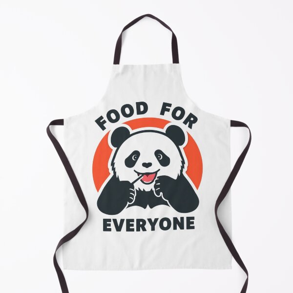 Item preview, Food For Everyone Panda Shirt Funny Foodie Gift Panda Lover World Food Day Tee designed and sold by Sky-bully.