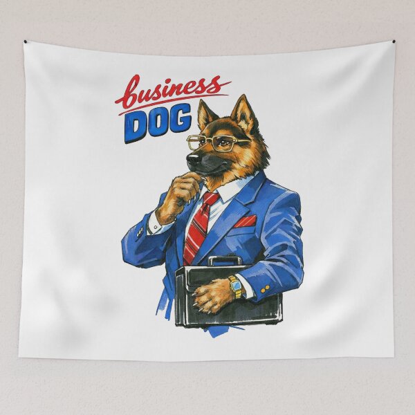 Item preview, Vintage Business Executive Dog T-Shirt. designed and sold by JonelleTshirts.