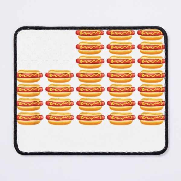 Item preview, Hot Dog American Flag July 4th Patriotic Summer BBQ Funny T-Shirt designed and sold by RKdrawings.