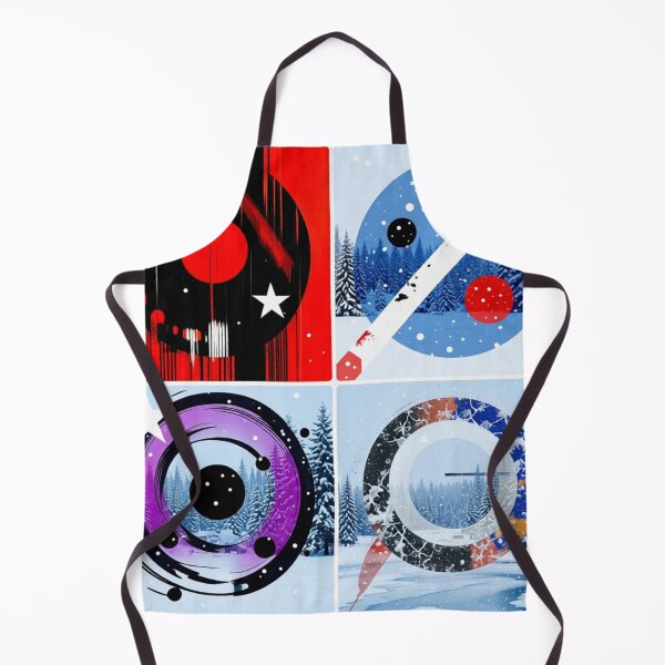 Item preview, cosmic pop geometry snowy winter colorful geometric abstract design designed and sold by SmashingDeals.