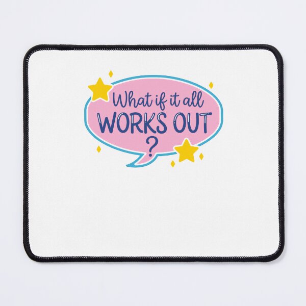 Item preview, What If It All Works Out Positive Motivation Affirmation designed and sold by RetroMini2026.