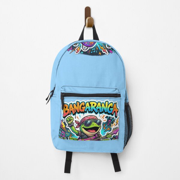 Item preview, BANGARANGA Rock Star Frog – Electric Guitar Cartoon Graffiti Art designed and sold by ArtsyExplorer.